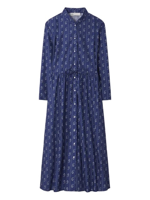 Tory Burch printed cotton beach dress - Blue - zdjęcie produktu nr 1