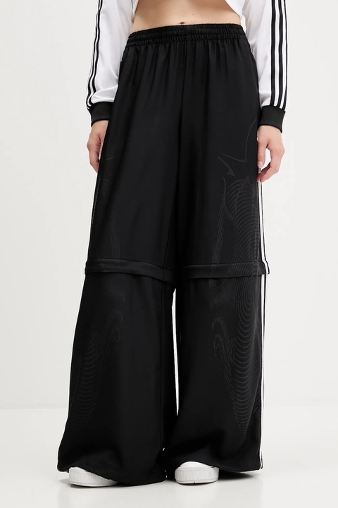 adidas Originals spodnie dresowe Oversized Trackpants damskie kolor czarny z aplikacją KE9783 - zdjęcie produktu nr 1