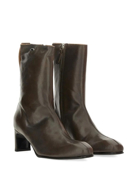 OUR LEGACY leather ankle boots - Brown - zdjęcie produktu nr 1