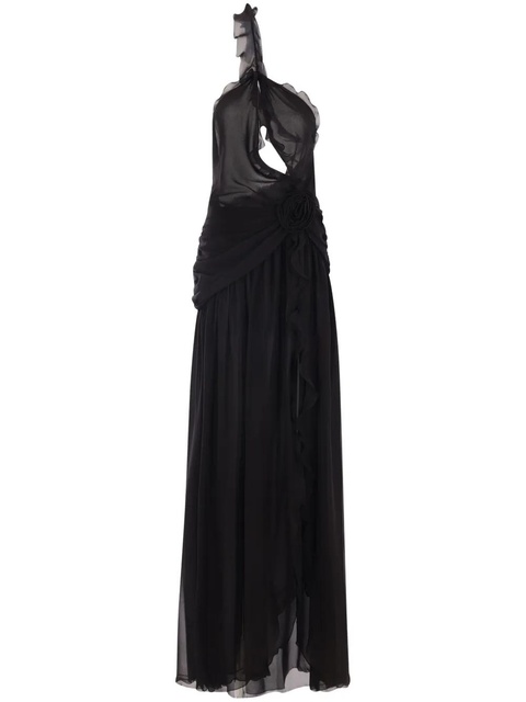 Blumarine Georgette gown - Black - zdjęcie produktu nr 1