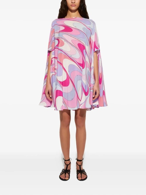PUCCI onde-print silk kaftan - Pink - zdjęcie produktu nr 1