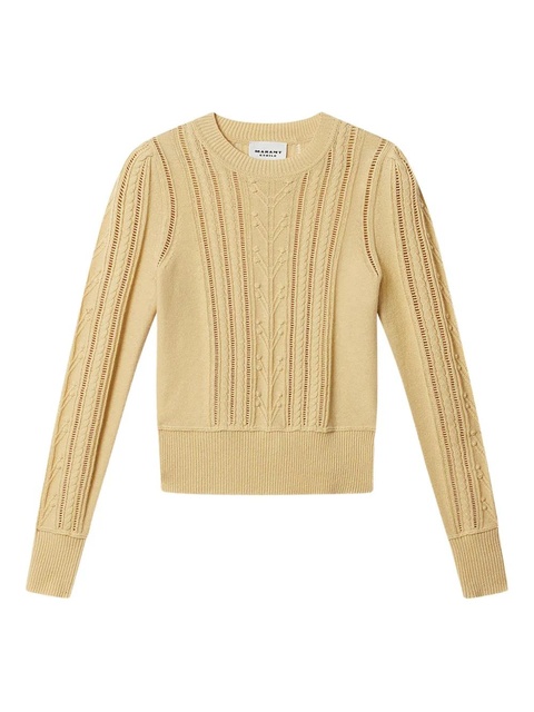MARANT ÉTOILE Kalyn openwork sweater - Yellow - zdjęcie produktu nr 1