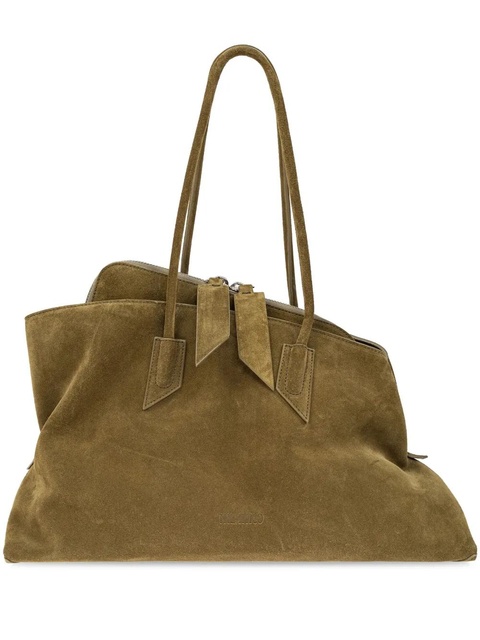 The Attico medium La Passeggiata tote bag - Green - zdjęcie produktu nr 1