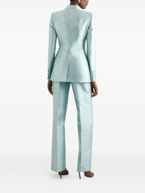 Dolce & Gabbana double-breasted satin blazer - Blue - zdjęcie produktu nr 2