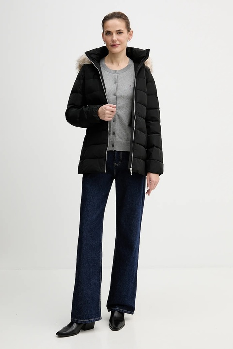 Tommy Hilfiger kurtka puchowa kolor czarny zimowa WW0WW47542 - zdjęcie produktu nr 1