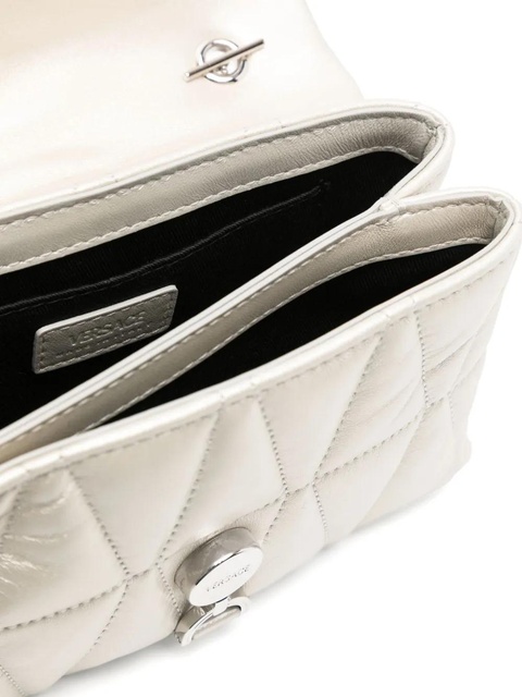 Versace Kleio metallic quilted mini bag - White - zdjęcie produktu nr 2