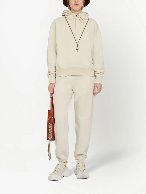 Jil Sander jersey drawstring-waist sweatpants - Neutrals - zdjęcie produktu nr 2