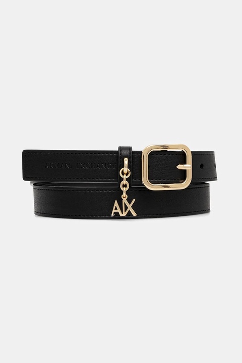 Armani Exchange pasek damski kolor czarny XW001601 AF15634 - zdjęcie produktu nr 2