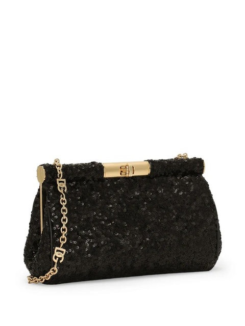 Dolce & Gabbana sequined clutch bag - Black - zdjęcie produktu nr 2