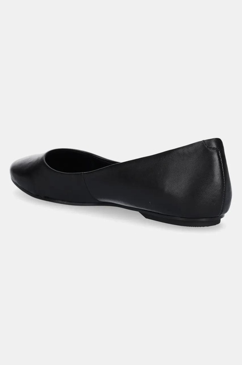 Calvin Klein baleriny skórzane FLAT MARY JANE - LTH kolor czarny HW0HW02341 - zdjęcie produktu nr 2