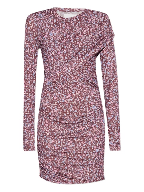 MARANT ÉTOILE floral-print mini dress - Pink - zdjęcie produktu nr 1