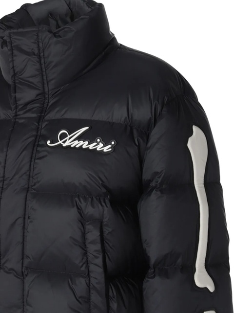 AMIRI Bones cropped puffer jacket - Black - zdjęcie produktu nr 2