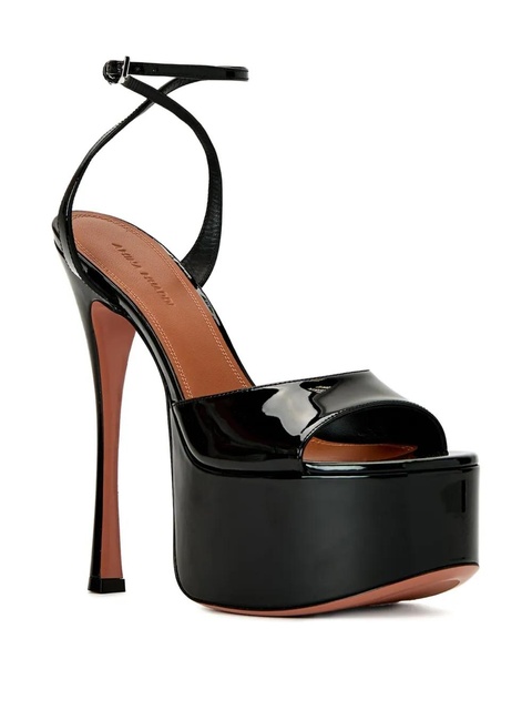 Amina Muaddi 155mm Aya platform sandals - Black - zdjęcie produktu nr 1