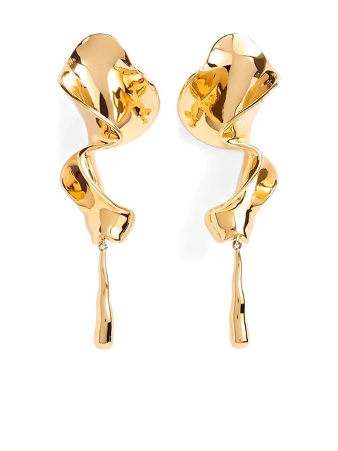 KHAITE Tidal drop earrings - Gold - zdjęcie produktu nr 1