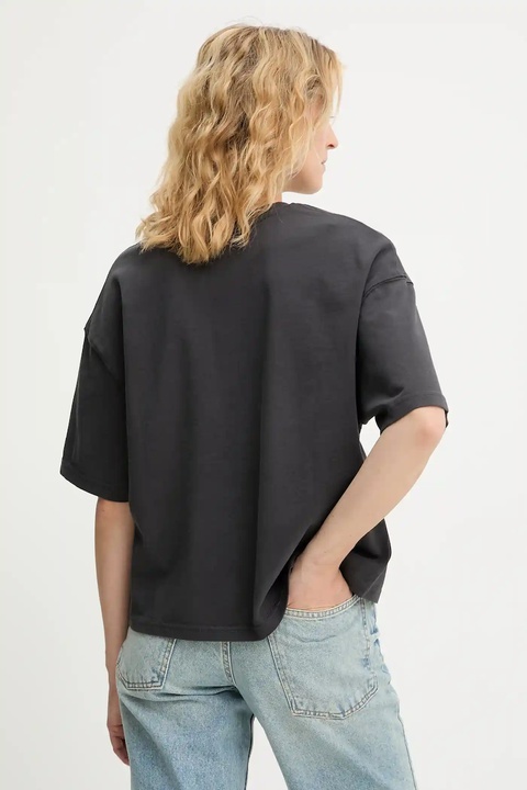 Answear.LAB t-shirt bawełniany damski kolor szary - zdjęcie produktu nr 2