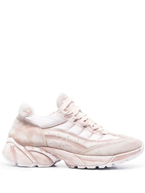 MM6 Maison Margiela panelled low-top sneakers - Pink - zdjęcie produktu nr 1