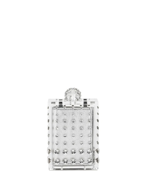 Aquazzura Tequila clutch bag - Silver - zdjęcie produktu nr 1