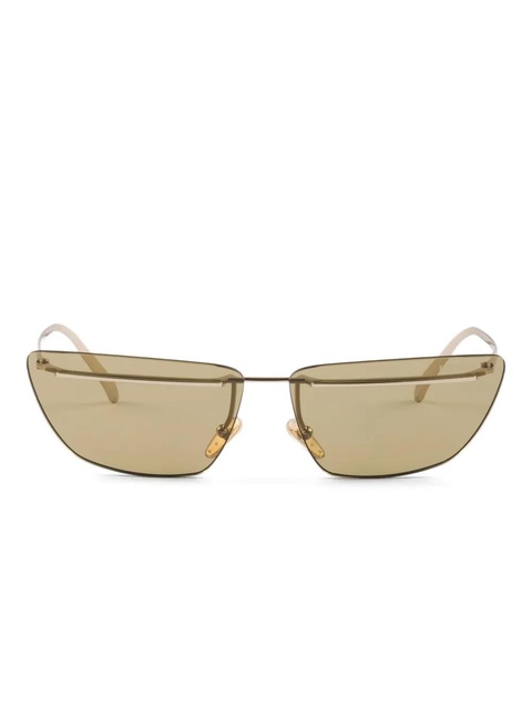 Prada Eyewear metal-frame cat-eye sunglasses - Gold - zdjęcie produktu nr 1