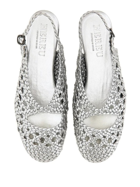 Hereu woven strap ballet flats - Silver - zdjęcie produktu nr 2