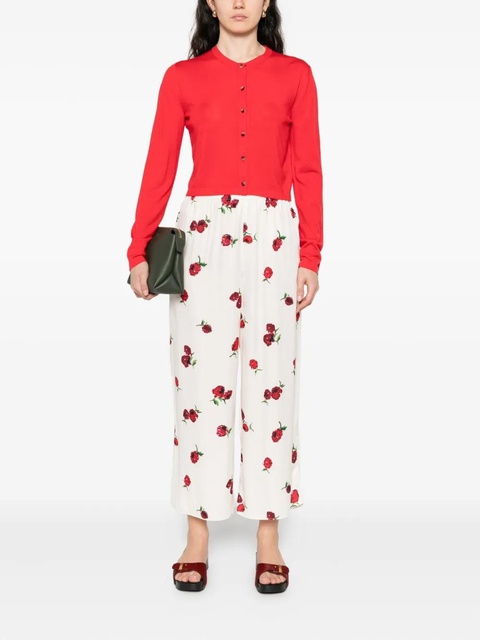 KHAITE graphic-print trousers - Neutrals - zdjęcie produktu nr 2