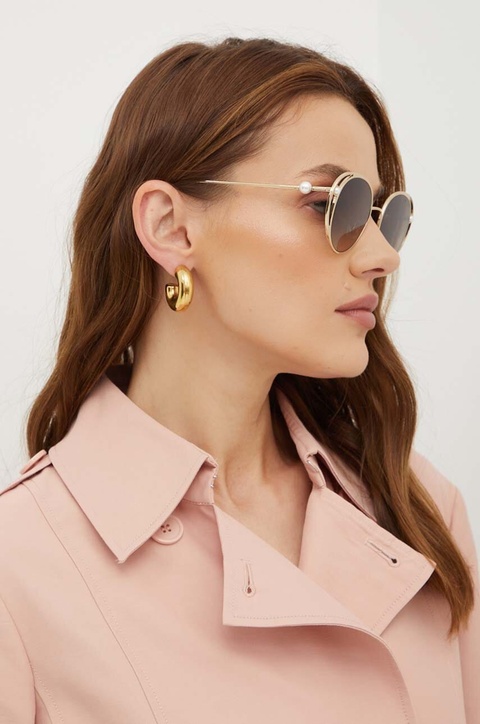 Jimmy Choo okulary przeciwsłoneczne damskie kolor czarny 0JC4003HB - zdjęcie produktu nr 2