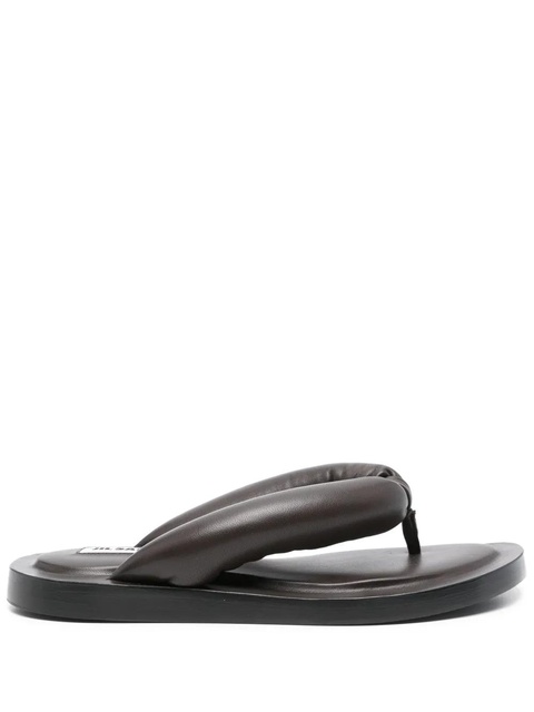 Jil Sander nappa flip flops - Brown - zdjęcie produktu nr 1