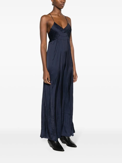 Zadig&Voltaire Rayonne satin maxi dress - Blue - zdjęcie produktu nr 2