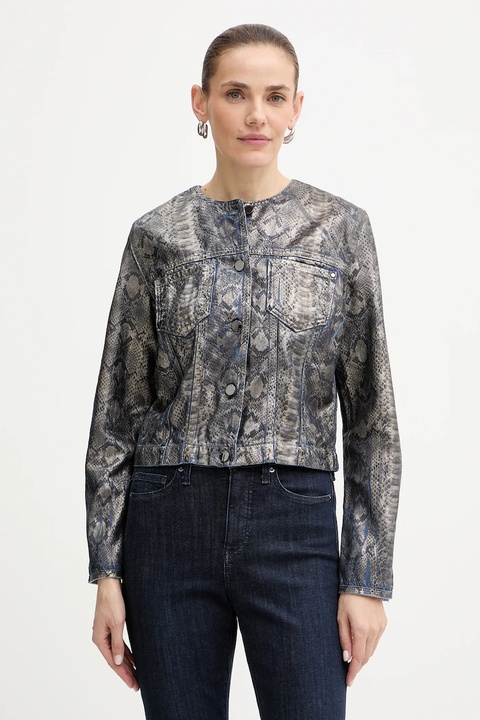 Guess kurtka TERSA kolor szary przejściowa W5BN97 D5QK2 - zdjęcie produktu nr 1