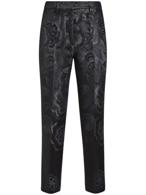 ETRO jacquard tapered trousers - Black - zdjęcie produktu nr 1