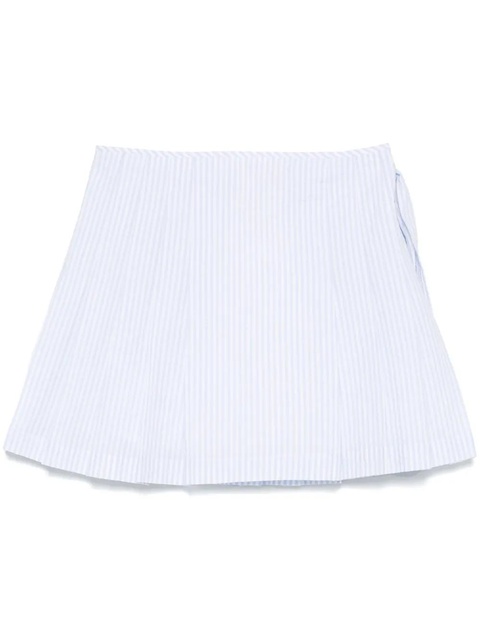 SANDRO candy-striped mini skirt - Blue - zdjęcie produktu nr 1