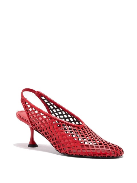 Proenza Schouler perforated slingback pumps - Red - zdjęcie produktu nr 2