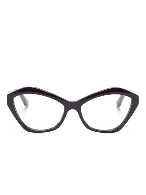Balenciaga Eyewear cat-eye glasses - Purple - zdjęcie produktu nr 2
