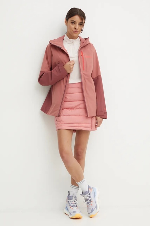 Jack Wolfskin kurtka outdoorowa Eagle Peak 2L kolor różowy A61825 - zdjęcie produktu nr 1