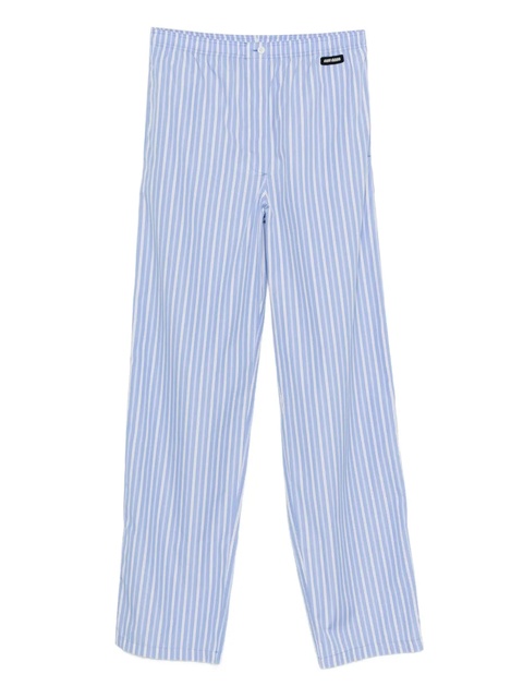 Miu Miu striped cotton trousers - Blue - zdjęcie produktu nr 1