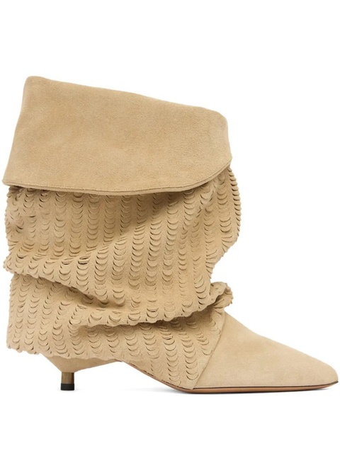 ISABEL MARANT Edrik laser-cut boots - Neutrals - zdjęcie produktu nr 1