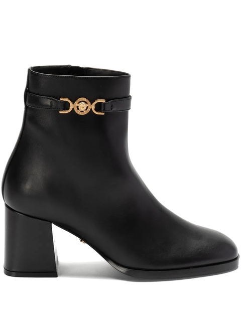 Versace leather ankle boots - Black - zdjęcie produktu nr 1