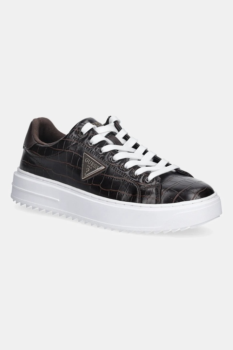 Guess sneakersy DENESA15 damskie kolor brązowy FLFD15 PEL12 - zdjęcie produktu nr 1