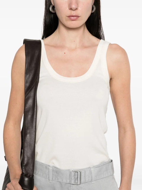 LEMAIRE cotton tank top - Neutrals - zdjęcie produktu nr 2