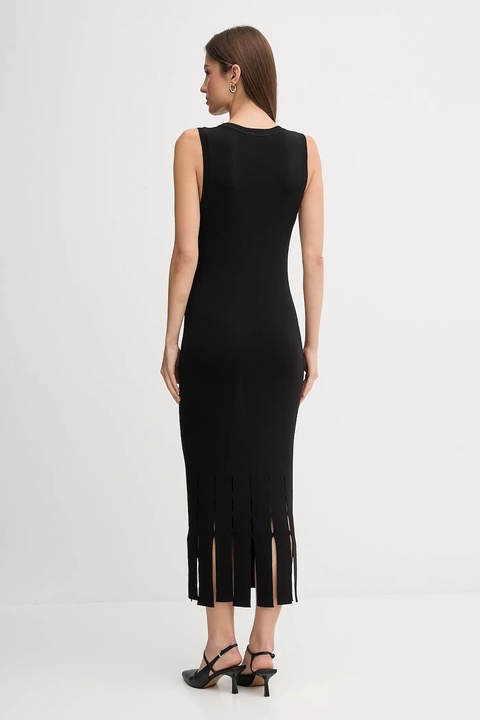 Dkny sukienka kolor czarny maxi dopasowana P5EUAX20 - zdjęcie produktu nr 2