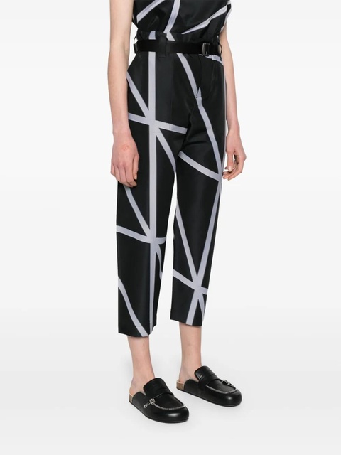 132 5. Issey Miyake NO.5 jacquard trousers - Black - zdjęcie produktu nr 2