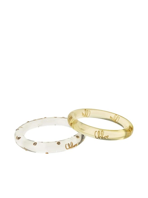Chloé The Chloé Plage bangle bracelets (set of two) - White - zdjęcie produktu nr 2
