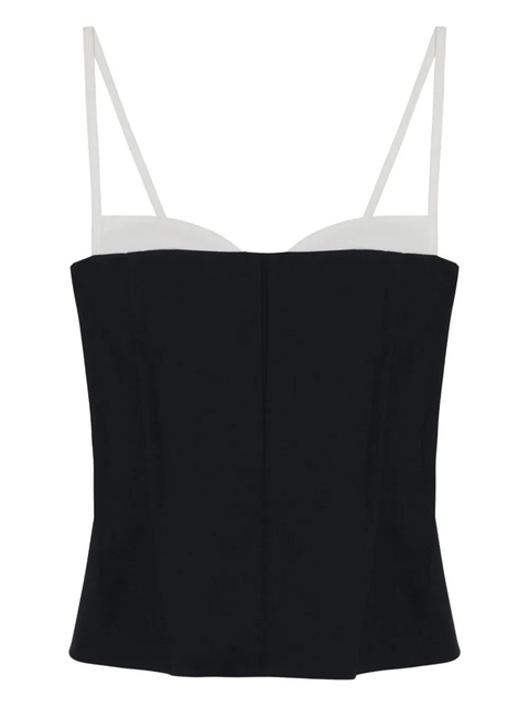 Simkhai sweetheart-neck top - Black - zdjęcie produktu nr 1