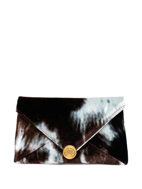 DRIES VAN NOTEN printed envelope mini bag - Brown - zdjęcie produktu nr 1