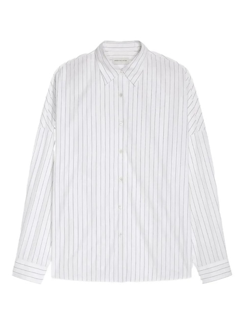 DRIES VAN NOTEN pinstripe shirt - White - zdjęcie produktu nr 2
