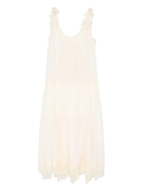 ZIMMERMANN lace-trimmed slip dress - Neutrals - zdjęcie produktu nr 1
