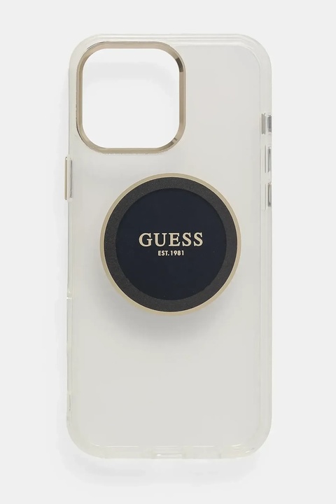 Guess etui na telefon iPhone 16 Pro Max kolor czarny GUHMP16XHTDRCEDK - zdjęcie produktu nr 1
