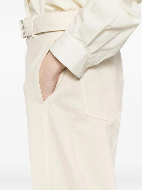 LEMAIRE twisted belted trousers - Neutrals - zdjęcie produktu nr 2