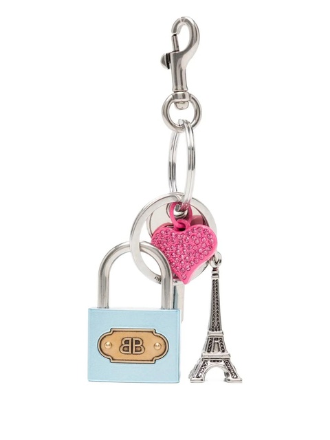 Balenciaga padlock keyring - Silver - zdjęcie produktu nr 1