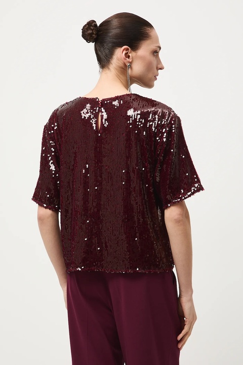 Medicine t-shirt damski kolor bordowy - zdjęcie produktu nr 2