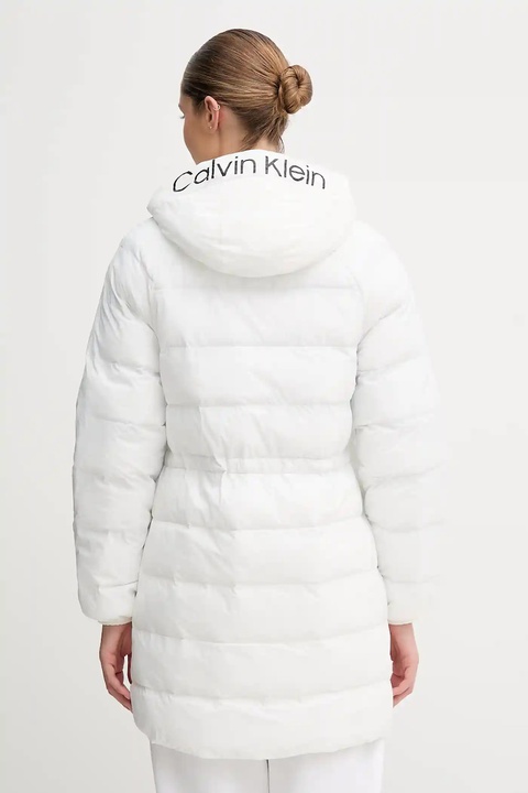 Calvin Klein Jeans kurtka kolor biały przejściowa LV047C523G - zdjęcie produktu nr 2